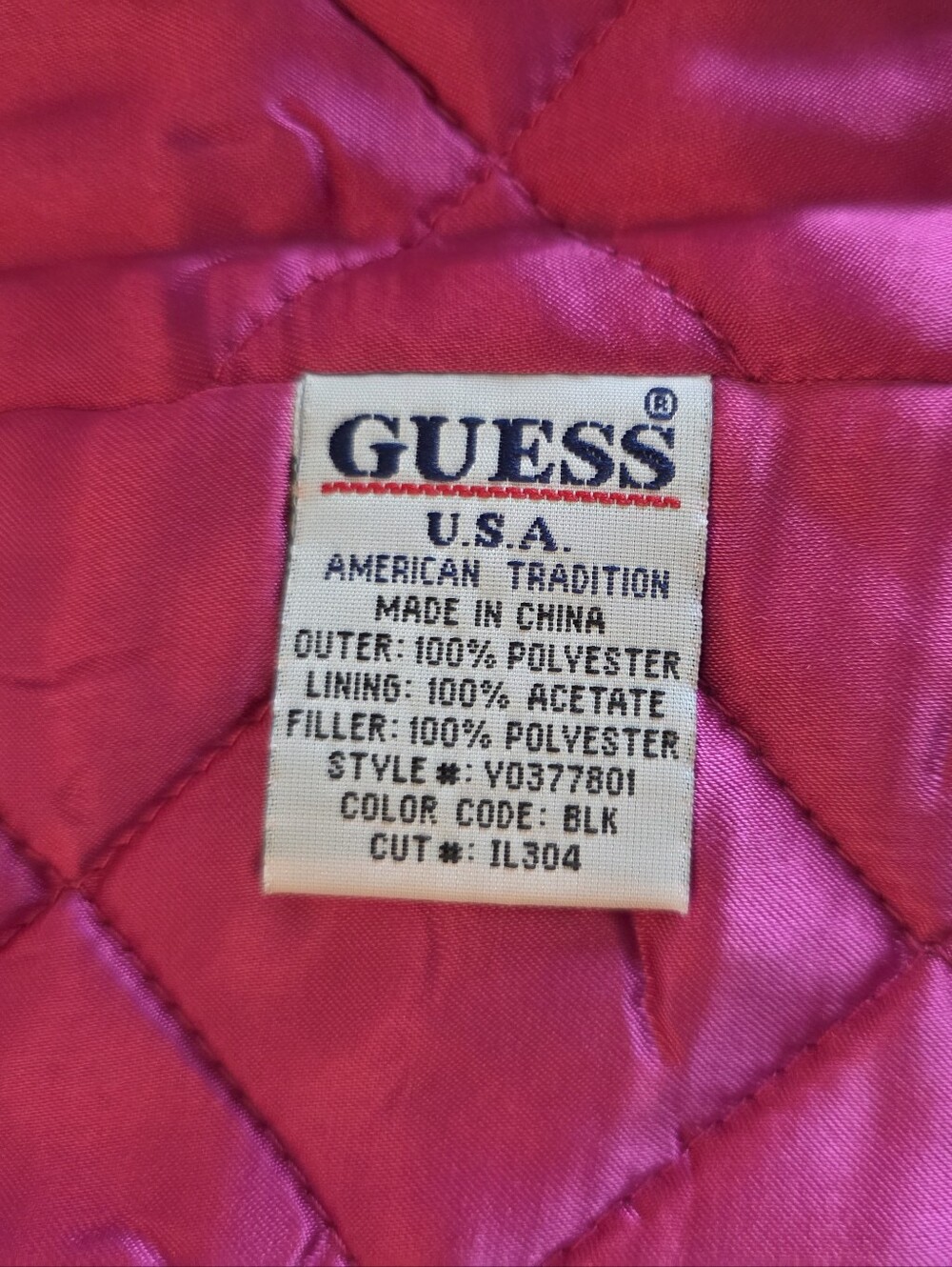 Vintage Guess Black Gray Snakeskin Print Mid Length Coat Jacket Womens Medium - Picture 8 of 11